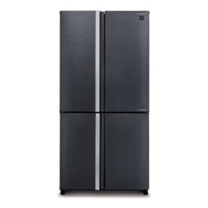 מקרר 4 דלתות מקפיא תחתון Sharp SJ-9160BK שארפ 607 ליטר אינוורטר שחור עם פיקוד שבת - יבואן רשמי | משלוח מהיר