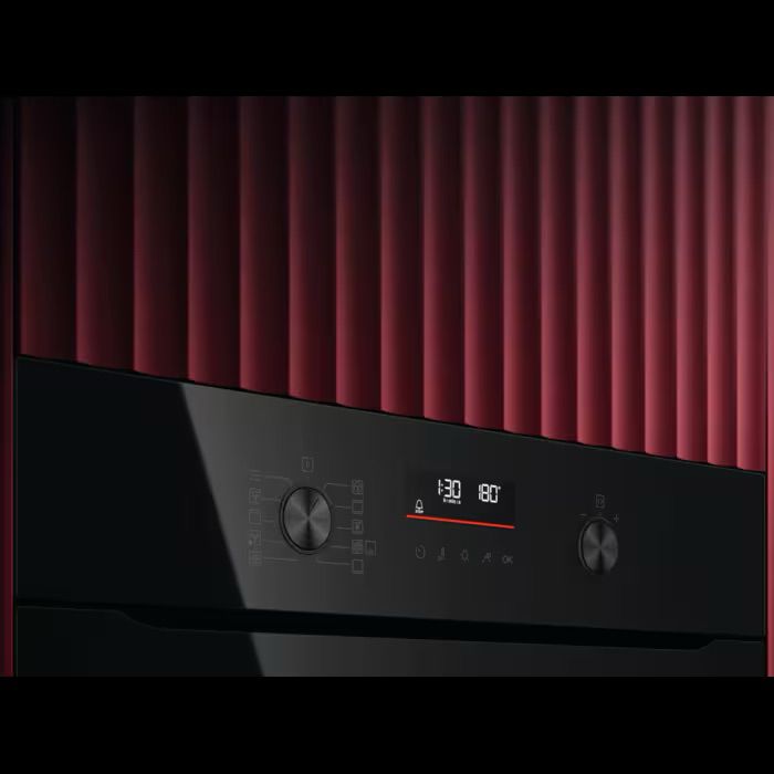 תנור בנוי (AEG OS6PB50AK (Black – תנור פירוליטי 71 ליטר עם AirFry וחיישן טמפרטורה | תוצרת גרמניה-משלוח מהיר – תמונה 4