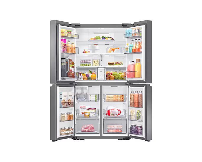 מקרר 4 דלתות Samsung RF59C701ES9 – נפח 649 ליטר עם SpaceMax ו־Auto Ice Maker | יבואן רשמי – תמונה 2