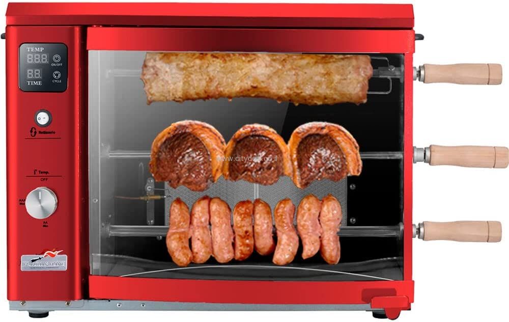 גריל שיפודים ברזילאי BRAZILIAN FLAME 3B (אדום) יבואן רשמי – תמונה 2