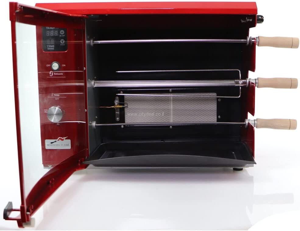 גריל שיפודים ברזילאי BRAZILIAN FLAME 3B (אדום) יבואן רשמי