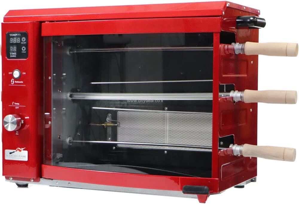 גריל שיפודים ברזילאי BRAZILIAN FLAME 3B (אדום) יבואן רשמי – תמונה 3