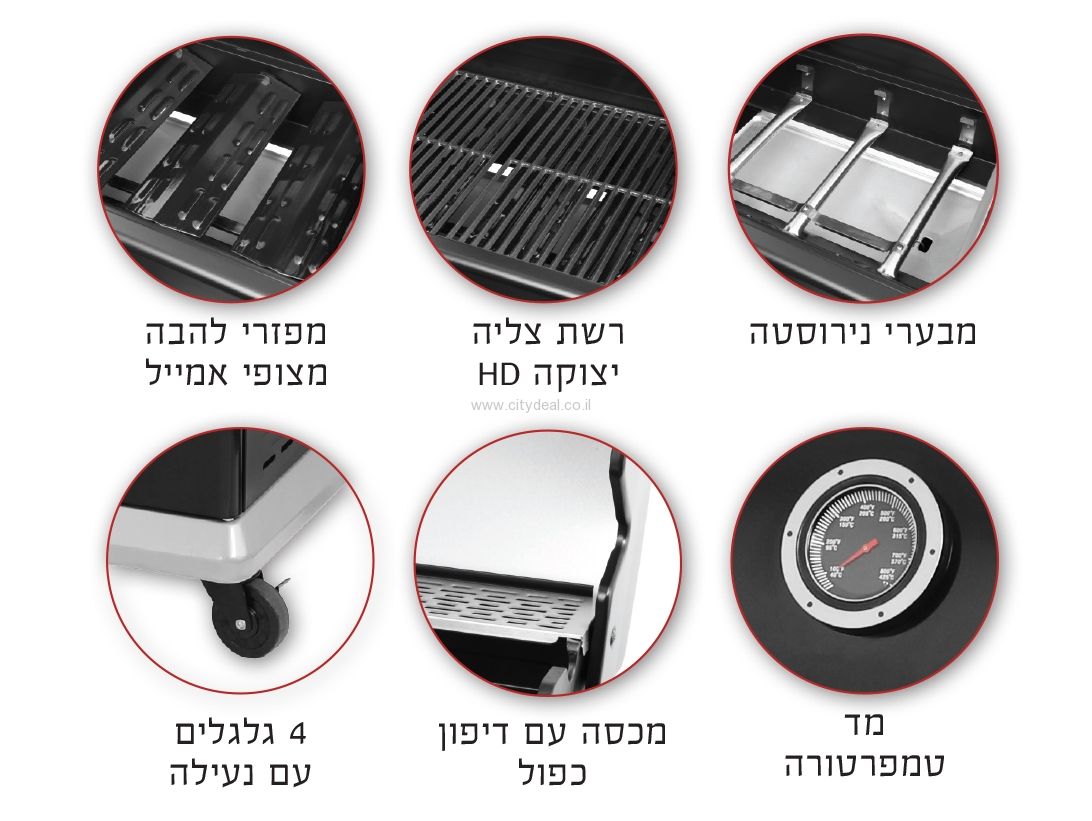גריל גז Royal Gourmet דגם VULCAN 5B – תמונה 2