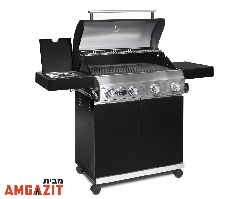 גריל גז משולב פחמים Grill stream דגם GS- Classic 4 + כירת צד