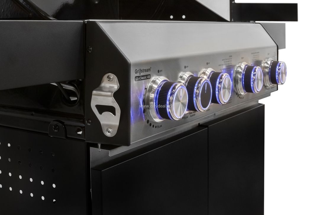 גריל גז משולב פחמים Grill stream דגם GS- Classic 4 + כירת צד – תמונה 3