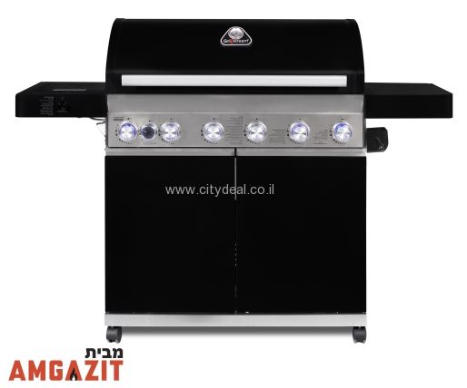 גריל גז משולב פחמים Grill stream דגם GS- Classic 6 + כירת צד – תמונה 2