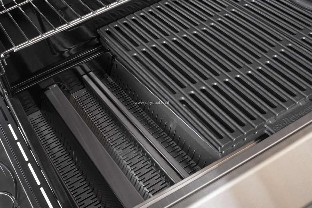 גריל גז ופחמים Elite 6 Burner + כירה Grill stream – תמונה 2