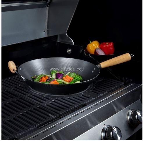 גריל גז ופחמים Elite 6 Burner + כירה Grill stream – תמונה 4