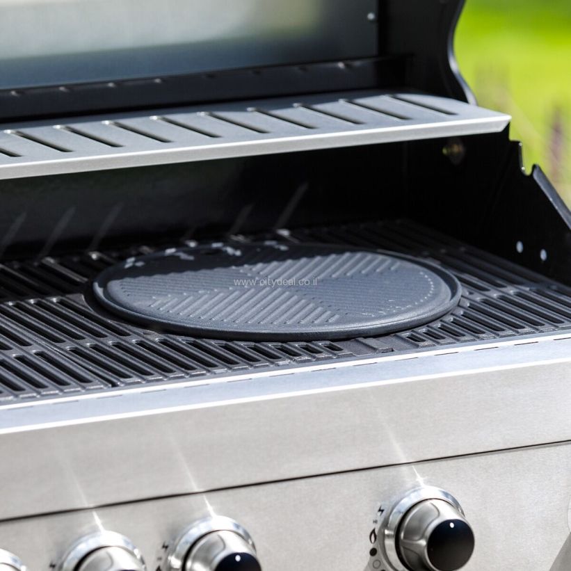 גריל גז ופחמים Elite 6 Burner + כירה Grill stream – תמונה 5