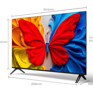 TCL 43S5K טלוויזיית QLED חכמה 43 אינץ’ FHD עם Google TV, HDR ו-Dolby Audio
