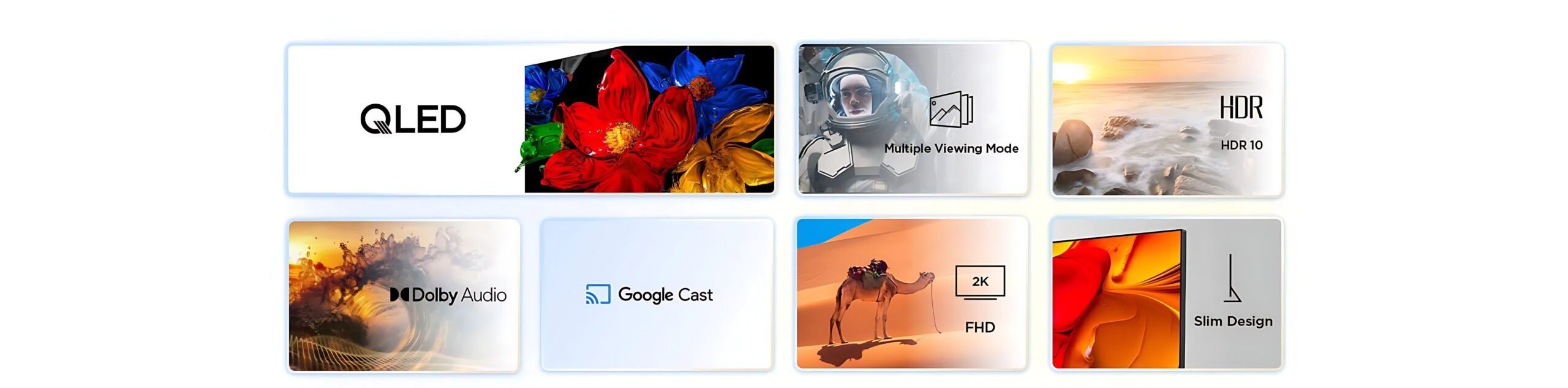 TCL 43S5K טלוויזיית QLED חכמה 43 אינץ’ FHD עם Google TV, HDR ו-Dolby Audio – תמונה 10