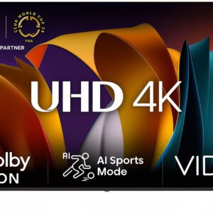 Hisense 50A69N טלוויזיה חכמה 50 אינץ' 4K UHD Smart TV - עם Dolby Vision™ ו-DTS Virtual:X