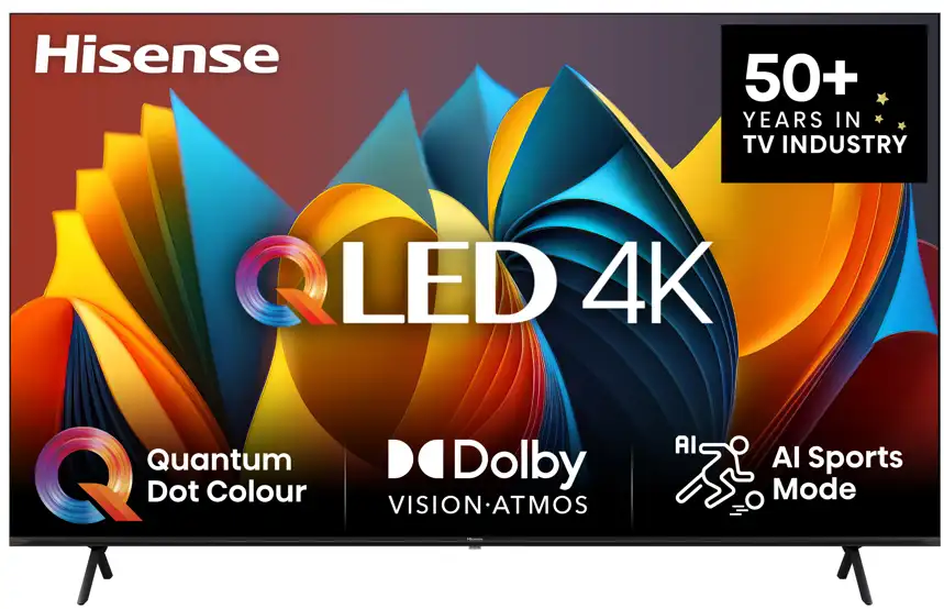 Hisense 50E79NQ טלוויזיה חכמה 50 אינץ' QLED 4K - שלוש שנים אחריות ע"י היבואן הרשמי – תמונה 6