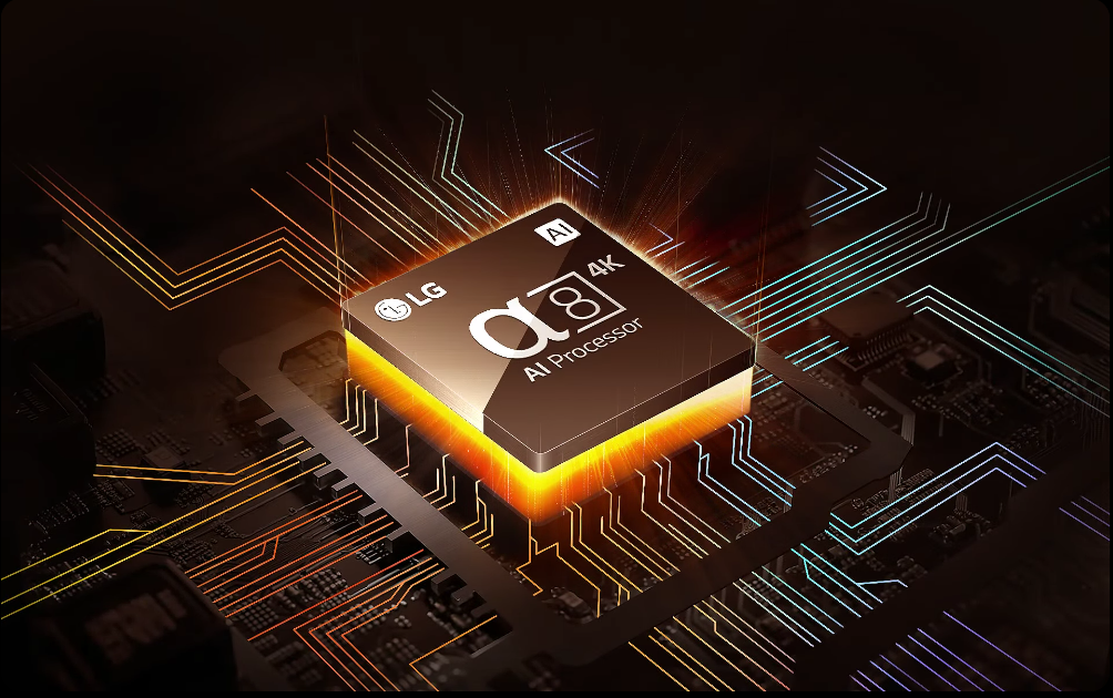 מעבד α8 AI Processor 4K בטלוויזיית LG OLED65B46LA