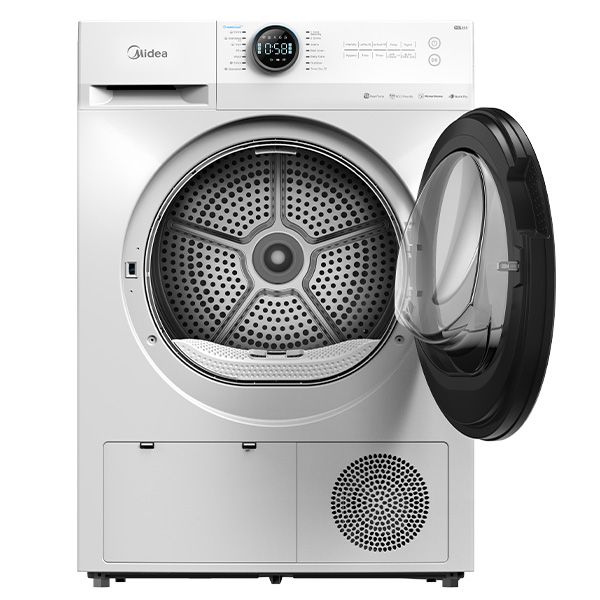 מייבש כביסה משאבת חום 10 ק"ג Midea MDL100-CH03B/B07EW – חסכוני, חכם ושקט - יבואן רשמי | משלוח מהיר