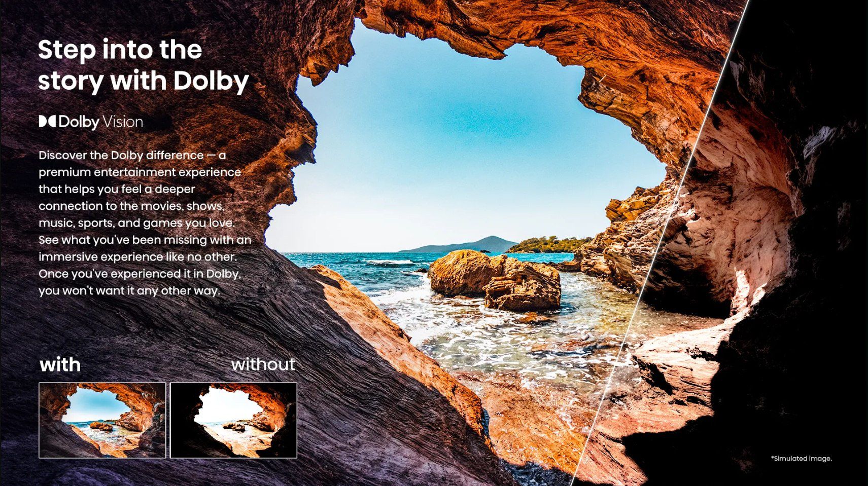 Hisense 65A69N טלוויזיה חכמה 65 אינץ' 4K UHD Smart TV - עם Dolby Vision™ ו-DTS Virtual:X – תמונה 2