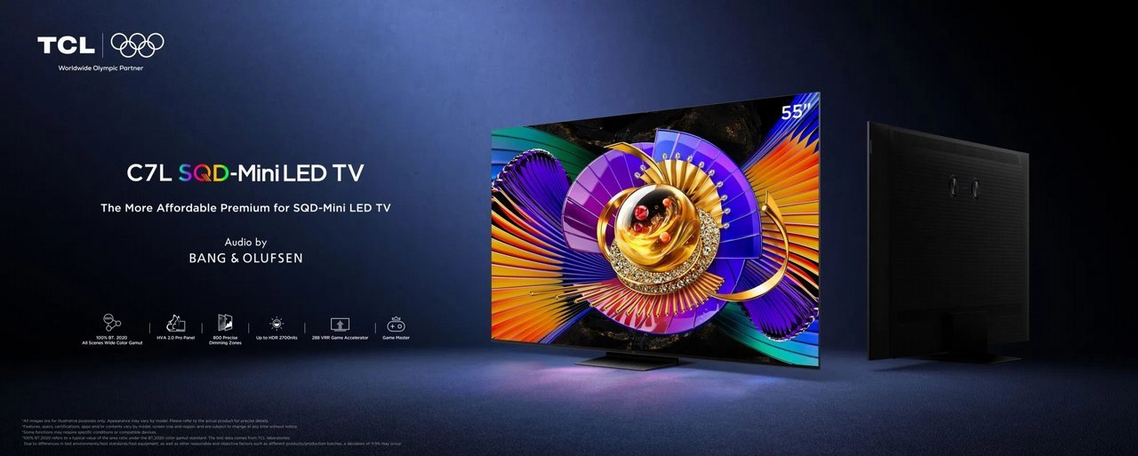 טלוויזיה חכמה TCL 75C7L מסך 75 אינץ' 4K SQD-Mini LED בקצב רענון 144Hz עם Google TV | יבואן רשמי-משלוח מהיר – תמונה 14