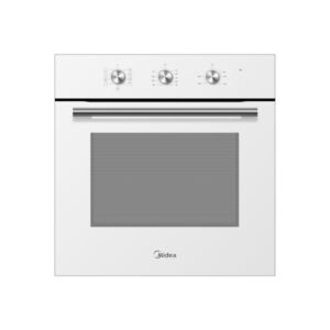 Midea 65DME30004 תנור אפייה בנוי מכני מידאה 70 ליטר טורבו זכוכית לבנה 8 תוכניות 3000W | יבואן רשמי