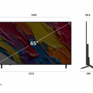 טלוויזיה חכמה 65 אינץ' LG 65QNED82A6A – QNED 4K עם AI, webOS וגיימינג מתקדם | יבואן רשמי-משלוח מהיר