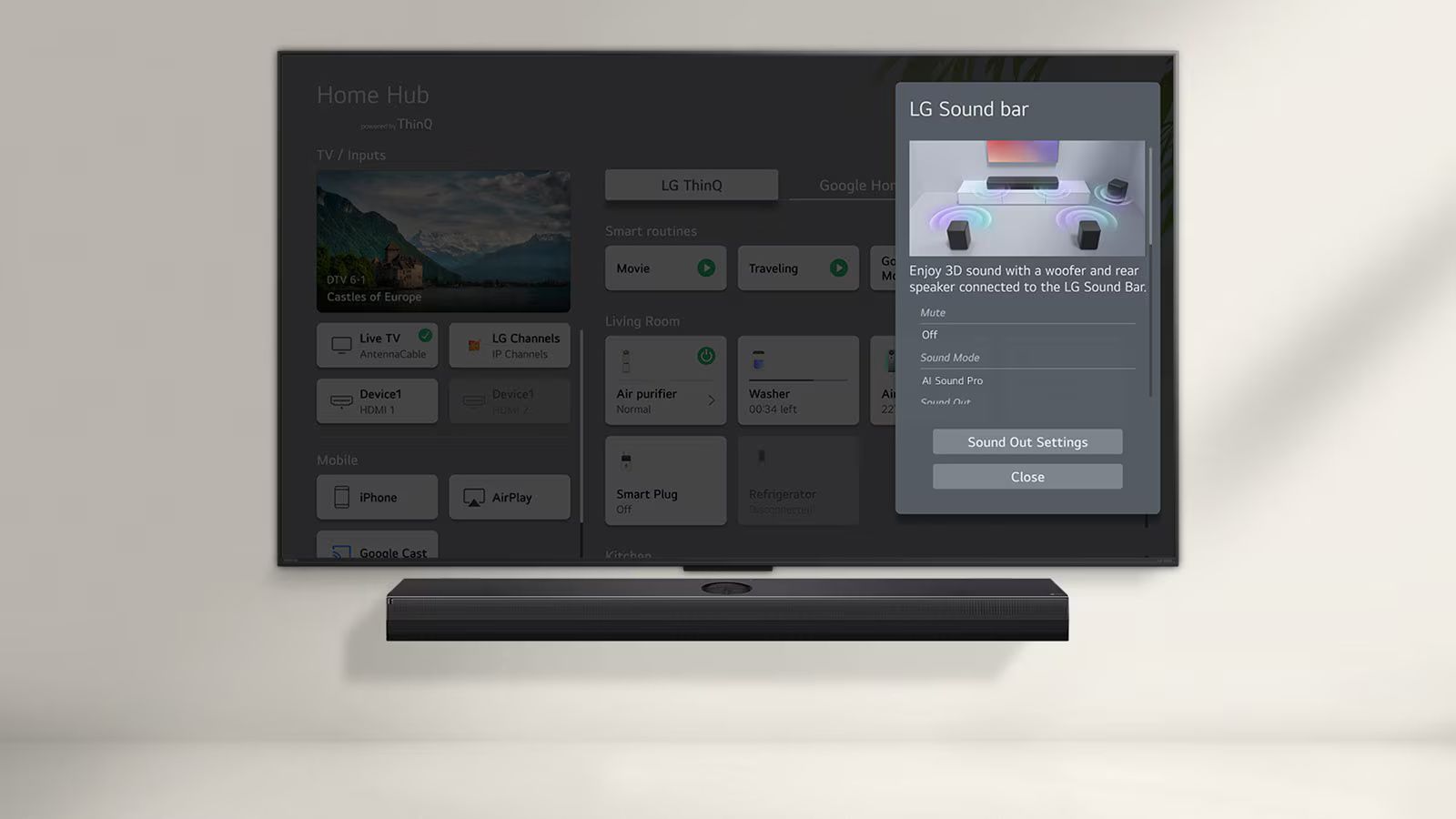 LG 65UA73006LA טלוויזיה חכמה 65 אינץ' UHD AI UA7300 4K Smart TV | יבואן רשמי – תמונה 12