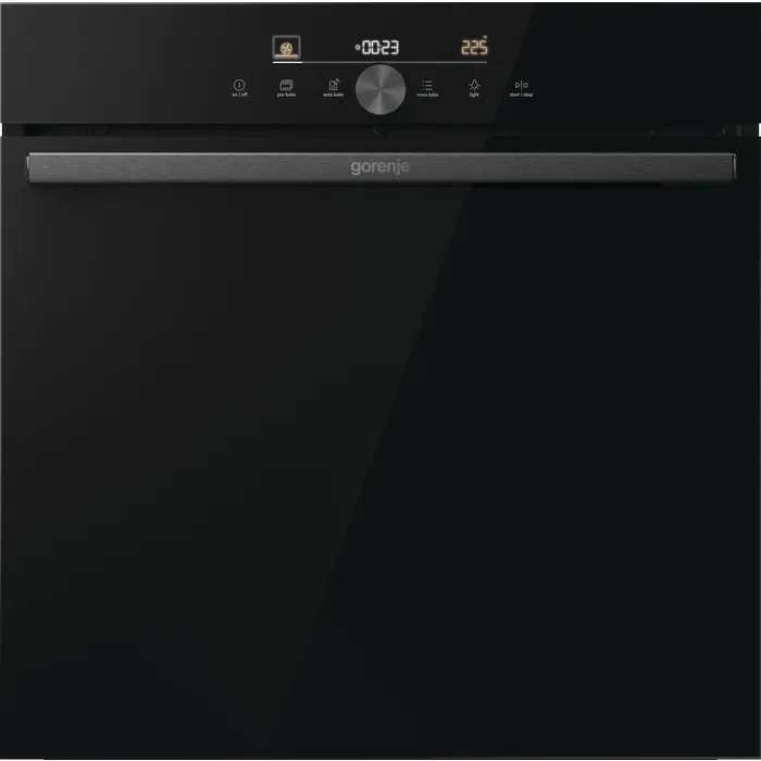 סט תנור בנוי ומשולב מיקרוגל Gorenje גורניה BOS6747A05DG ו-BCM4547DG שחור 77 ליטר 45 ס"מ עם פיקוד שבת – תמונה 4