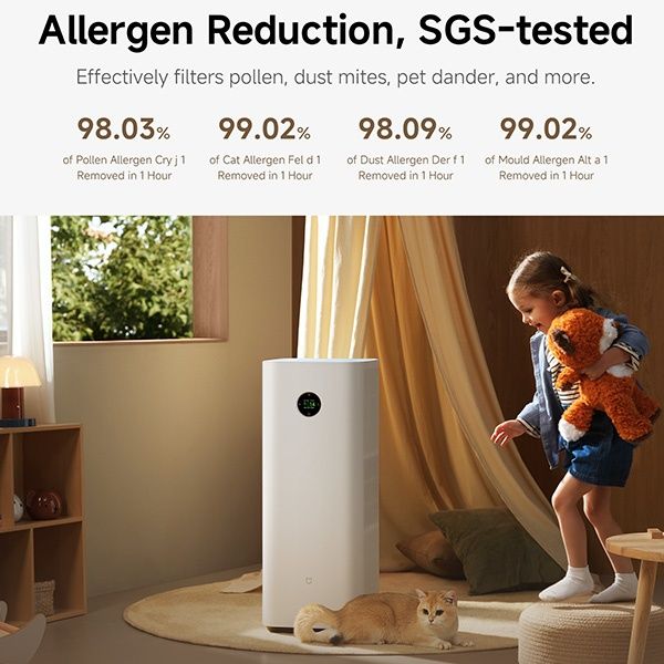 מטהר אוויר חכם Xiaomi Mijia Smart Air Purifier Max שיאומי לחללים גדולים עד 108 מ"ר עם חיטוי UV עמוק | יבואן רשמי-משלוח מהיר – תמונה 7