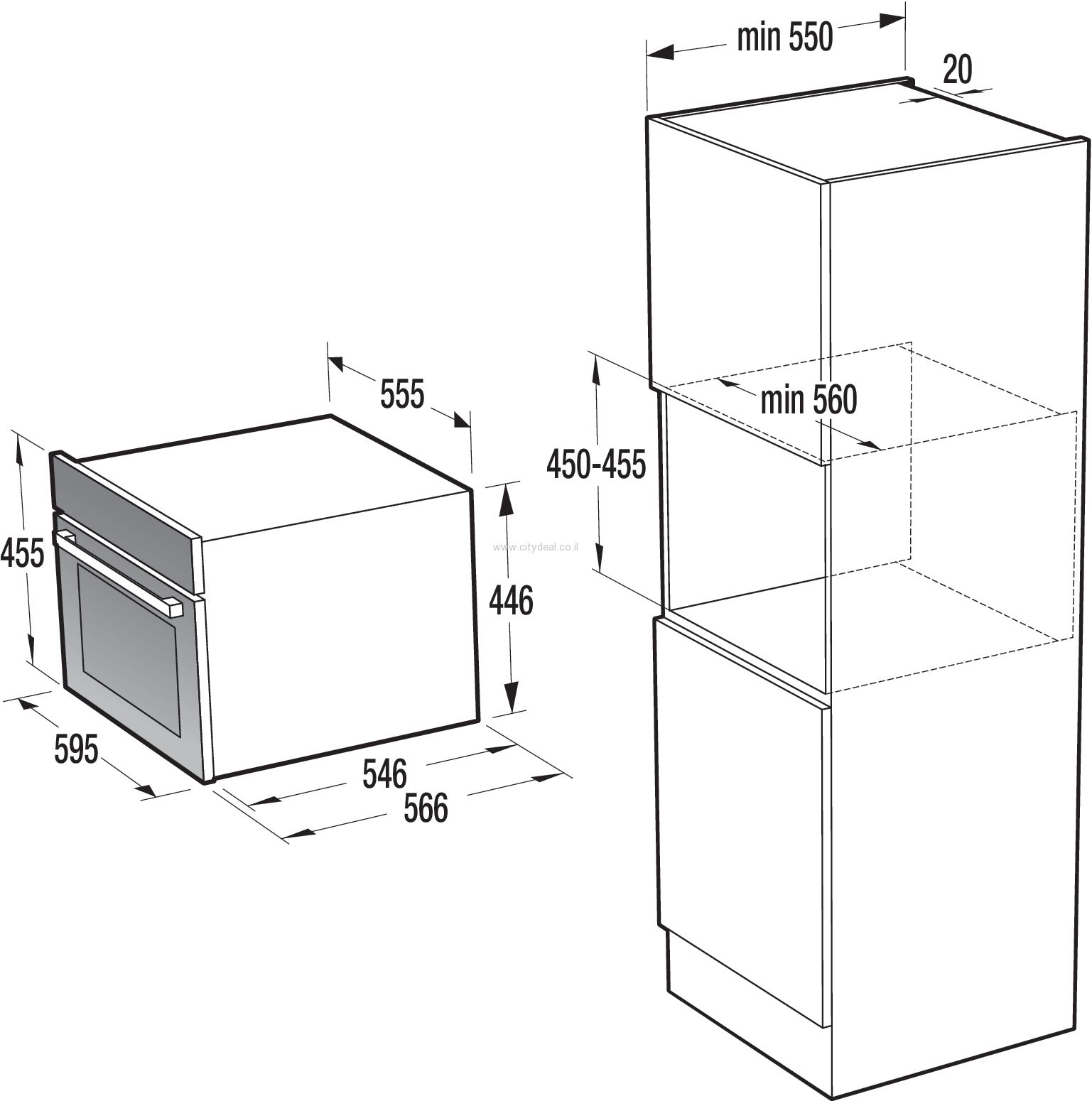 תנור בנוי gorenje דגם BCM547S12X – תמונה 3