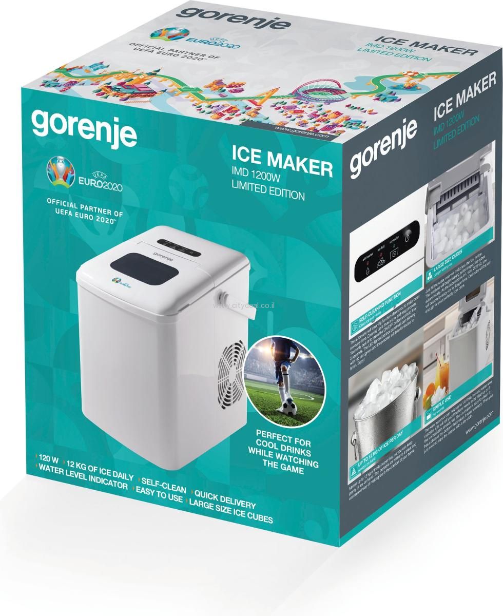 מכונת קרח Gorenje דגם IMD1200W משלוח מהיר – תמונה 5