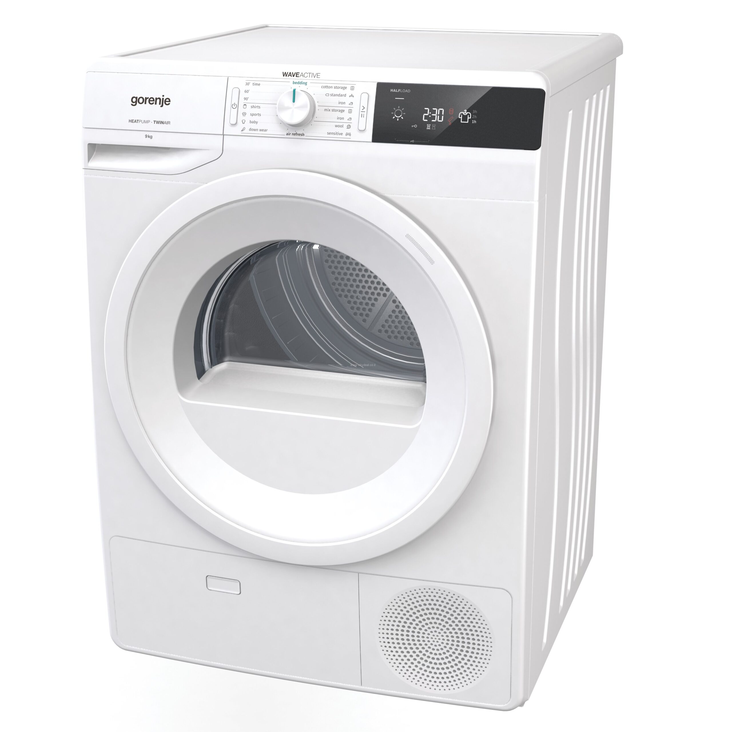 מייבש כביסה קונדנסור 9 ק״ג gorenje דגם DE92/G – תמונה 3