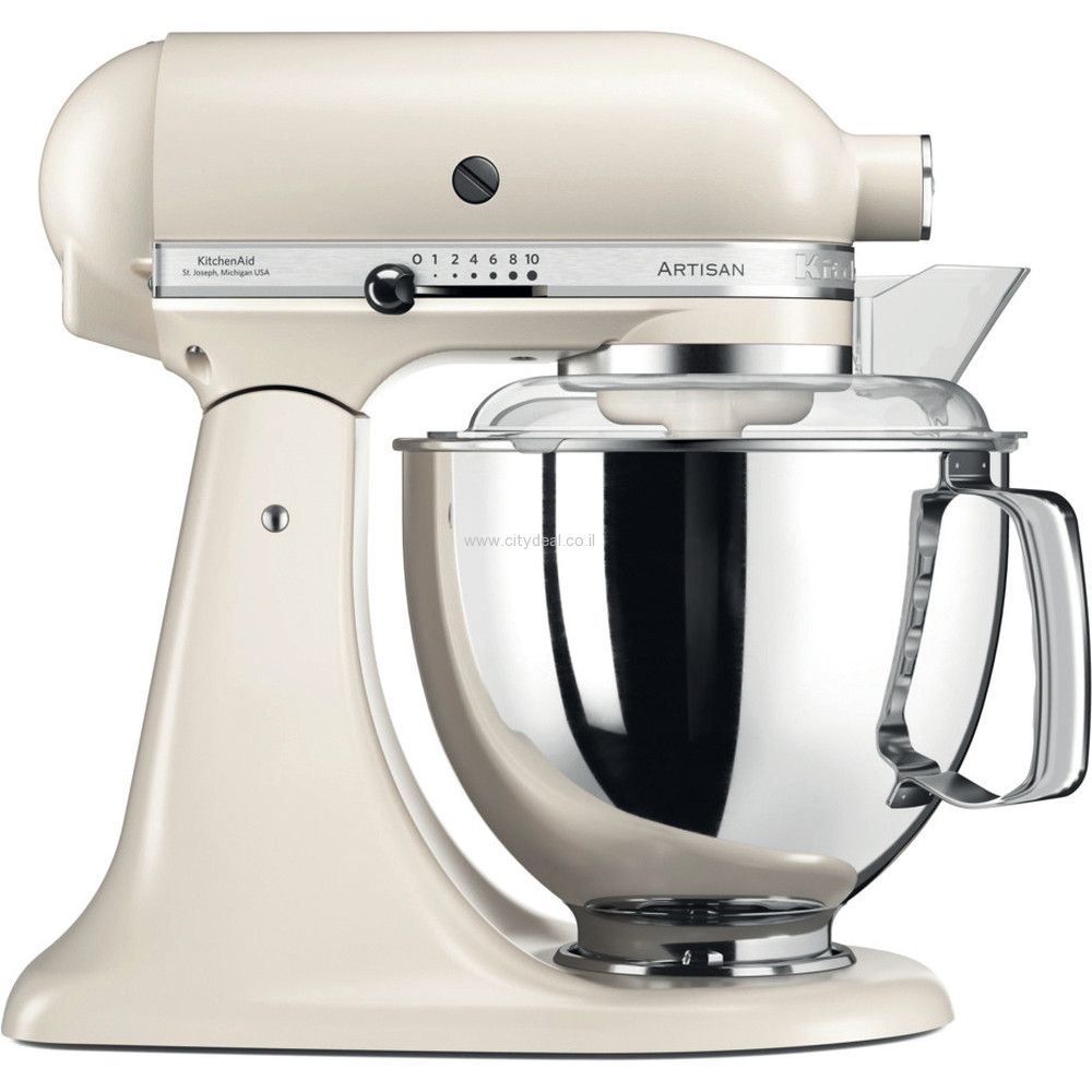 KITCHENAID 5KSM175PAC - מיקסר קיטשן אייד בצבע שמנת | יבואן רשמי – תמונה 2