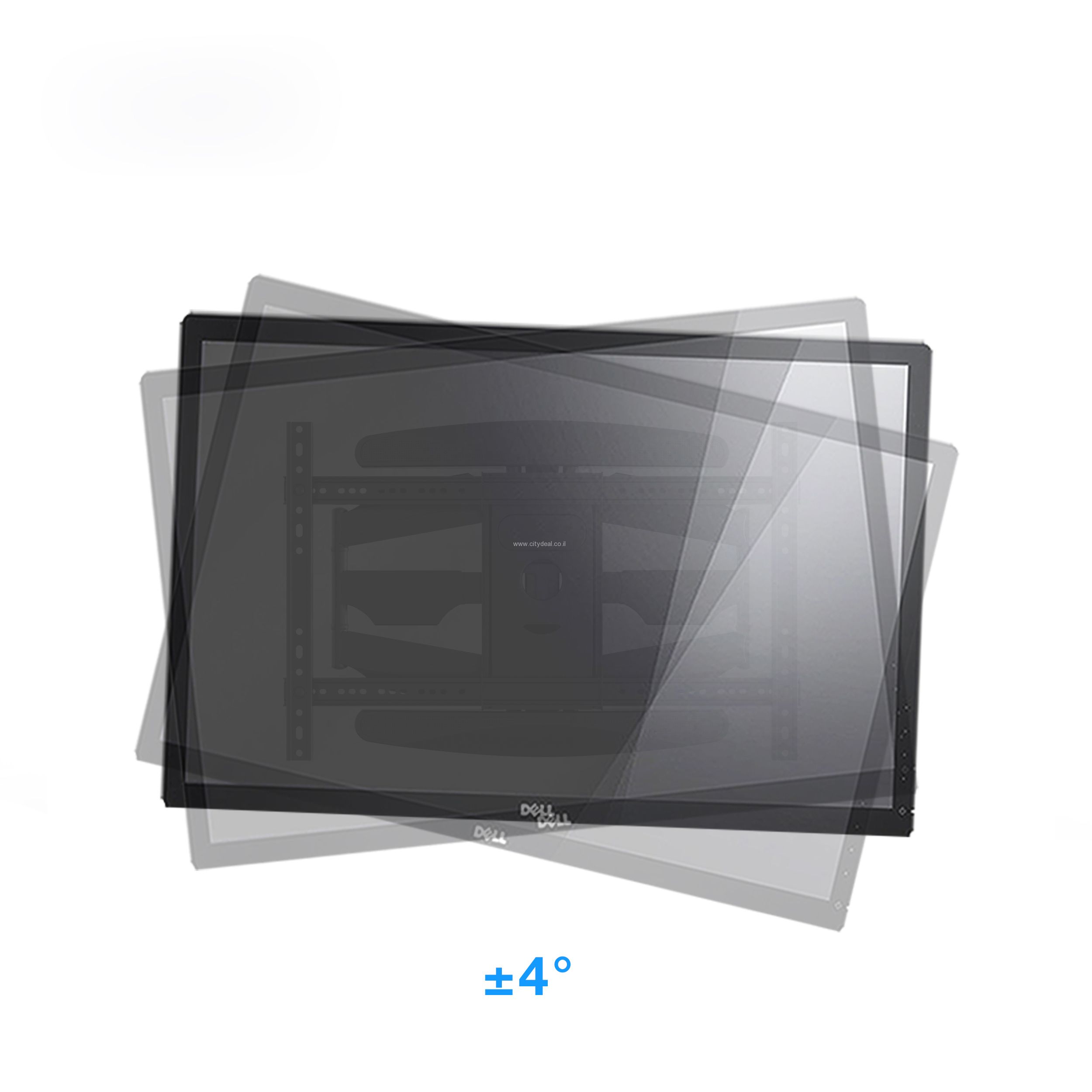 זרוע דו מפרקית לטלוויזיה P6 Audio Line למסכים עד 70 אינץ' - המקורית – תמונה 3