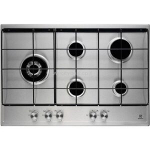 Electrolux EGH7253SOX – כיריים גז 75 ס״מ עם 5 להבות, מבער ווק ונירוסטה מוברשת | יבואן רשמי-משלוח מהיר