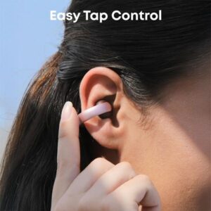 soundcore AeroClip - אוזניות Open Ear Clip-On ורודות עם 4 מיקרופוני AI | יבואן רשמי