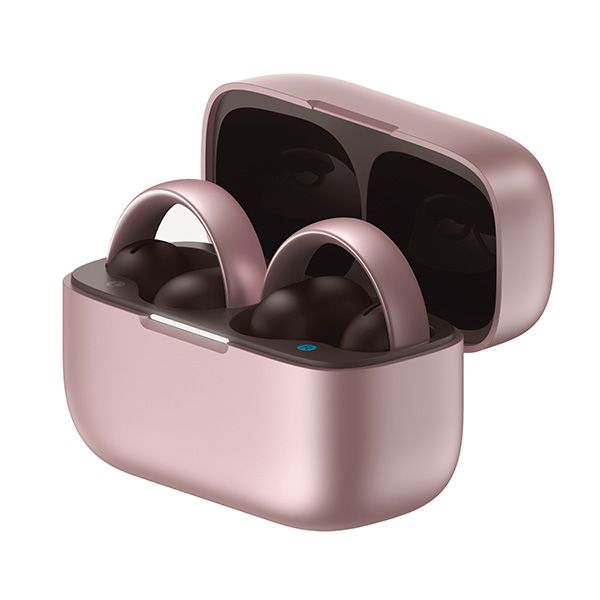soundcore AeroClip - אוזניות Open Ear Clip-On ורודות עם 4 מיקרופוני AI | יבואן רשמי – תמונה 6