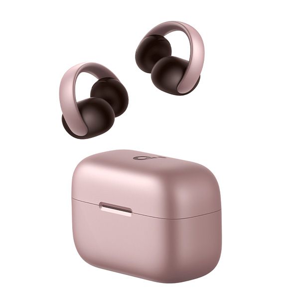 soundcore AeroClip - אוזניות Open Ear Clip-On ורודות עם 4 מיקרופוני AI | יבואן רשמי – תמונה 7