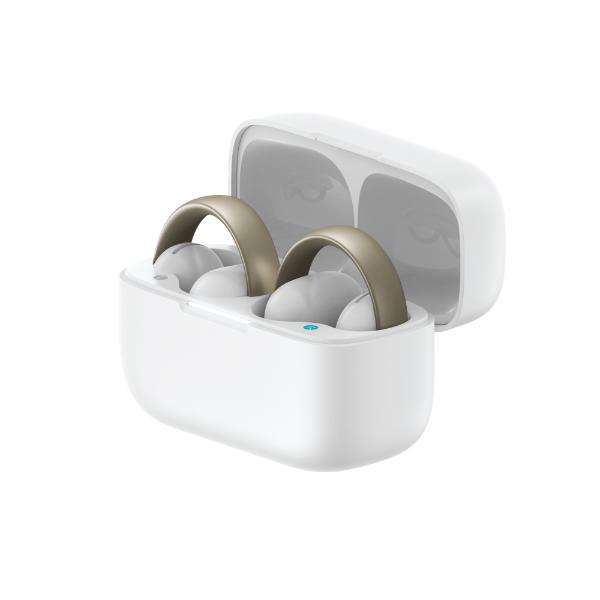 soundcore AeroClip - אוזניות Open Ear Clip-On לבן עם 4 מיקרופוני AI | יבואן רשמי – תמונה 4