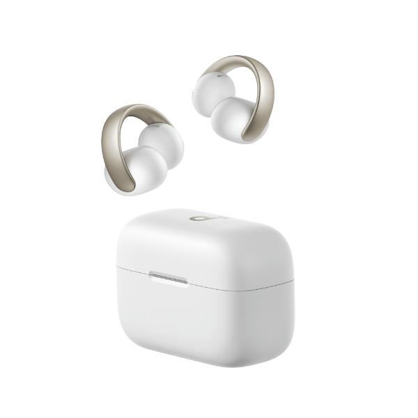 soundcore AeroClip - אוזניות Open Ear Clip-On לבן עם 4 מיקרופוני AI | יבואן רשמי – תמונה 6