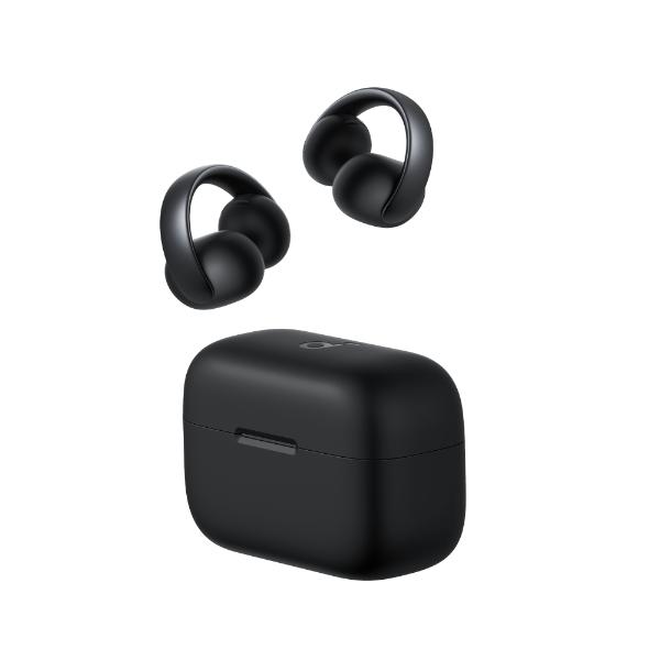 soundcore AeroClip - אוזניות Open Ear Clip-On שחורות עם 4 מיקרופוני AI | יבואן רשמי – תמונה 5