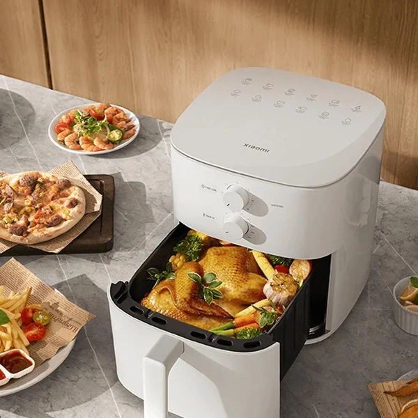 Xiaomi Air Fryer Essential 6L - סיר טיגון באוויר חם 6 ליטר לבישול בריא | יבואן רשמי-משלוח מהיר – תמונה 5