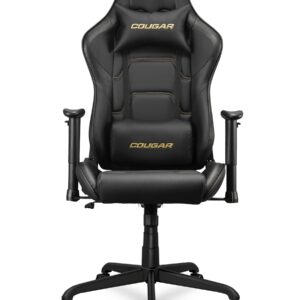 כיסא גיימינג COUGAR Armor Elite Royal בגימור זהב ושחור עם הטיה 160º ובוכנה Class 4 קוגר יבואן רשמי