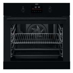 AEG BEB331110 Black – תנור בנוי פרימיום 71 ליטר עם Surround Cook וניקוי באדים | תוצרת גרמניה | משלוח מהיר