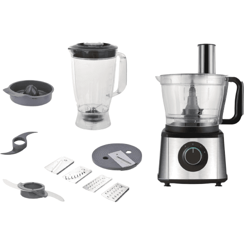 BELLERS BL-YF505K – מעבד מזון 1300W עם בלנדר בלרס כסוף למטבח מגוון | יבואן רשמי