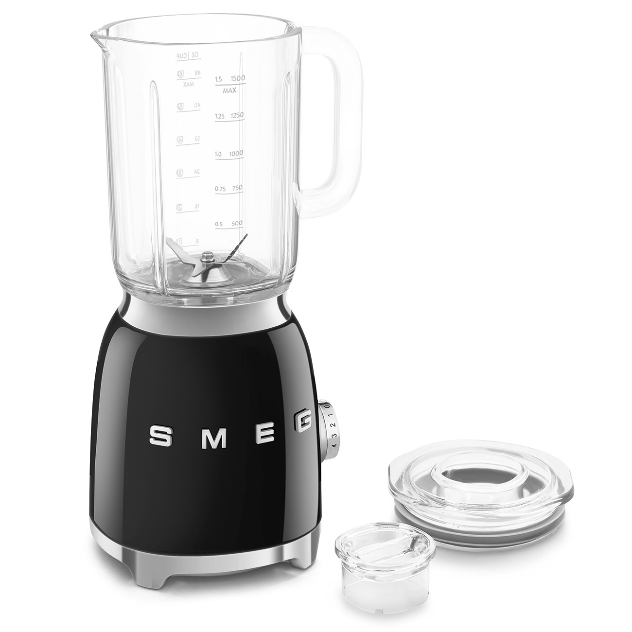 SMEG BLF03BLEU – בלנדר רטרו 800W עם קנקן Tritan בנפח 1.5 ל' סמג בצבע שחור – תמונה 3