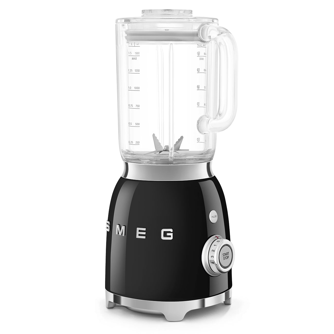 SMEG BLF03BLEU – בלנדר רטרו 800W עם קנקן Tritan בנפח 1.5 ל' סמג בצבע שחור – תמונה 4