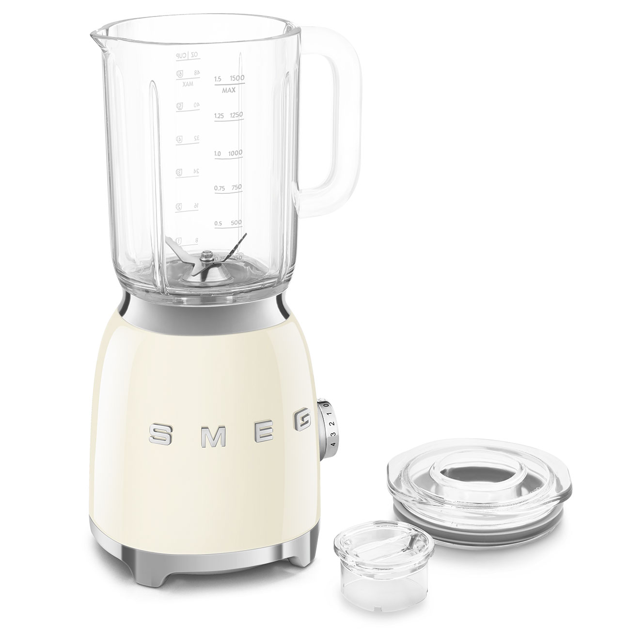 SMEG BLF03CREU – בלנדר רטרו 800W עם קנקן Tritan בנפח 1.5 ל' סמג בצבע שמנת – תמונה 3