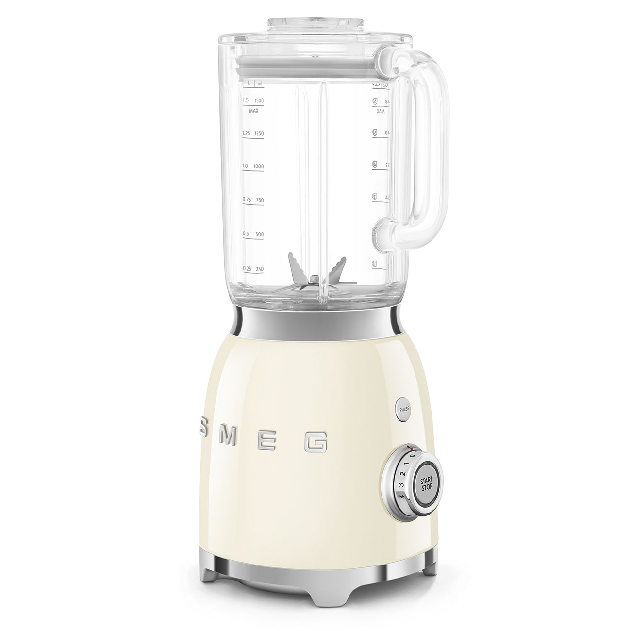 SMEG BLF03CREU – בלנדר רטרו 800W עם קנקן Tritan בנפח 1.5 ל' סמג בצבע שמנת – תמונה 4