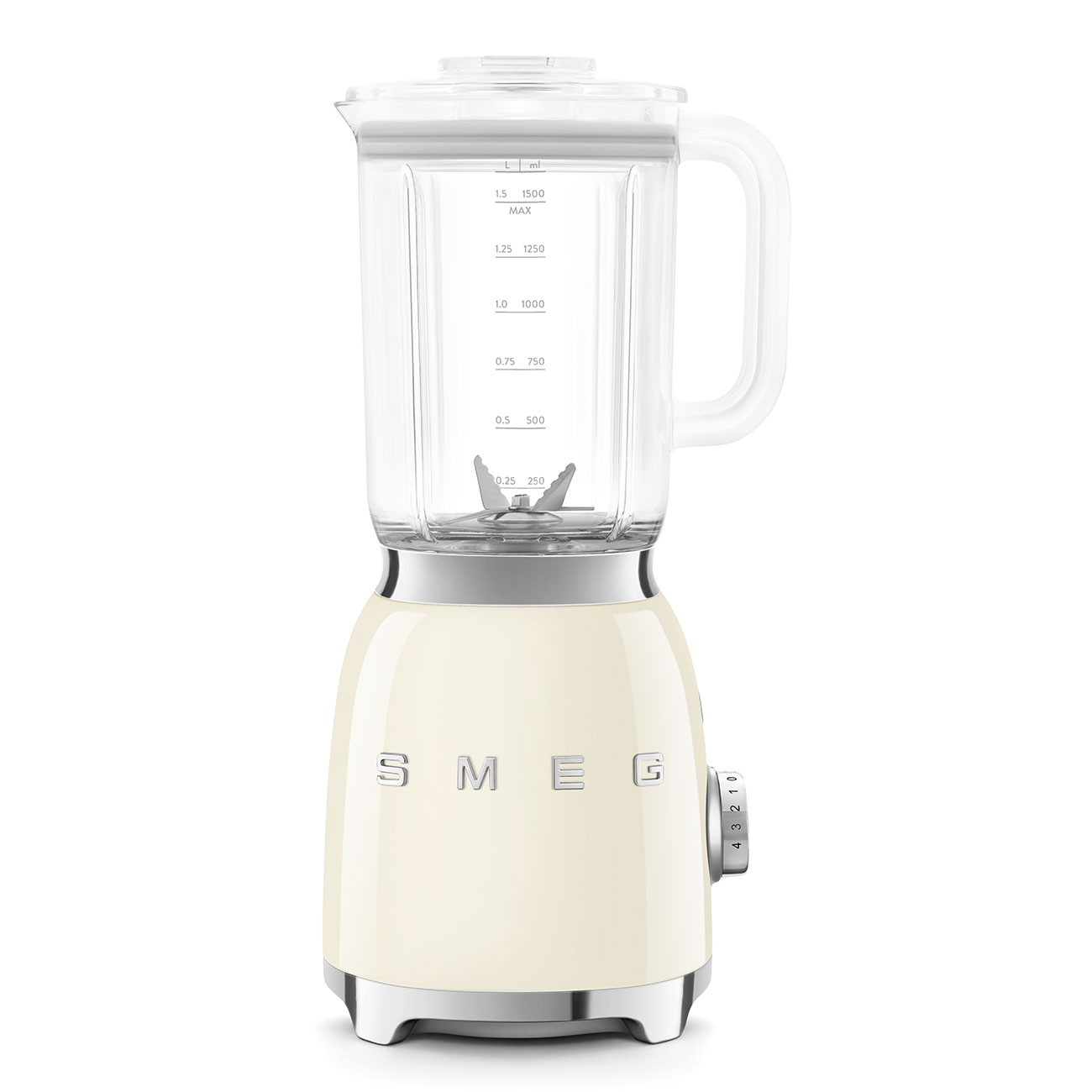 SMEG BLF03CREU – בלנדר רטרו 800W עם קנקן Tritan בנפח 1.5 ל' סמג בצבע שמנת – תמונה 5