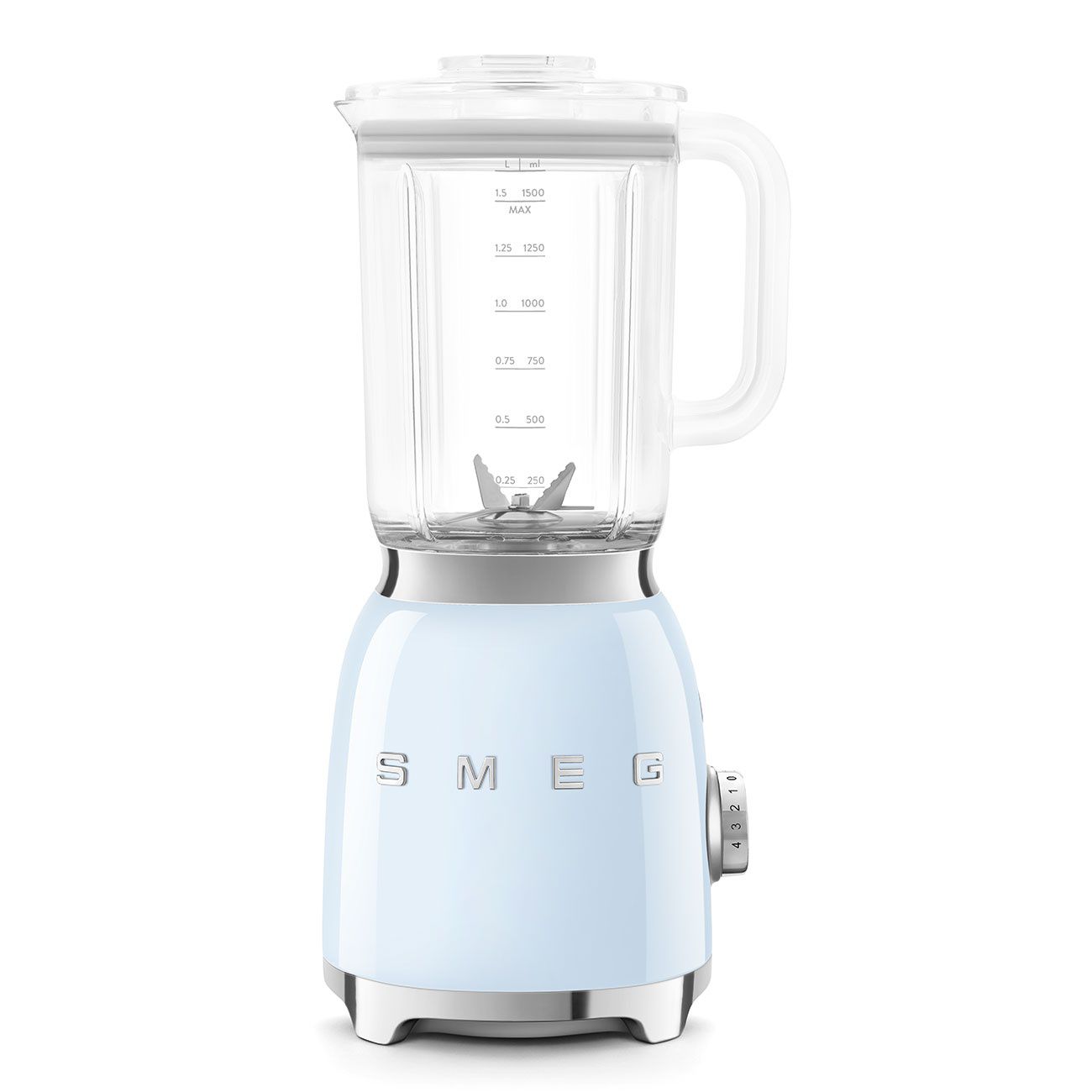 SMEG BLF03PBEU – בלנדר רטרו 800W עם קנקן Tritan בנפח 1.5 ל' סמג בצבע כחול – תמונה 5