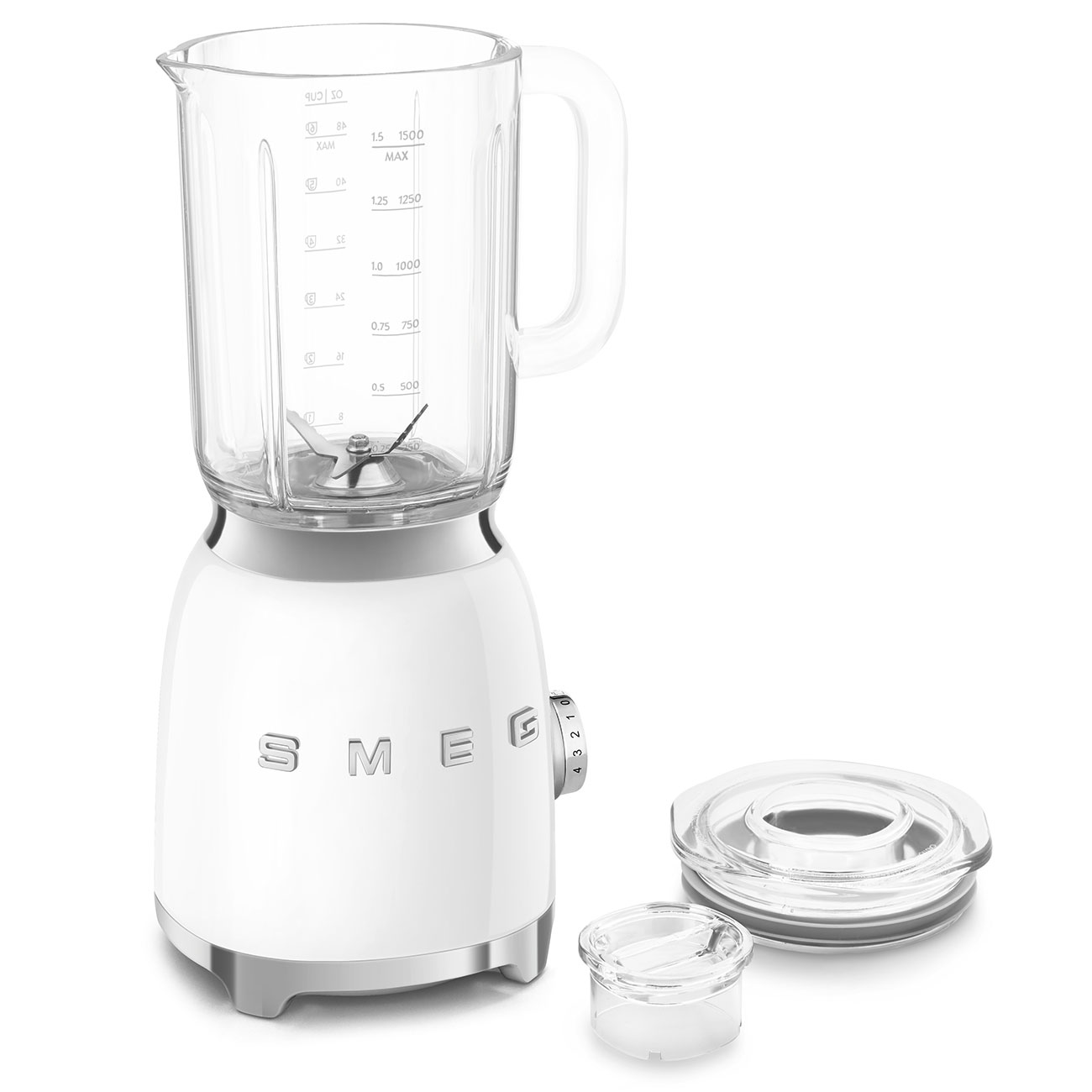 SMEG BLF03WHEU – בלנדר רטרו 800W עם קנקן Tritan בנפח 1.5 ל' סמג בצבע לבן – תמונה 3