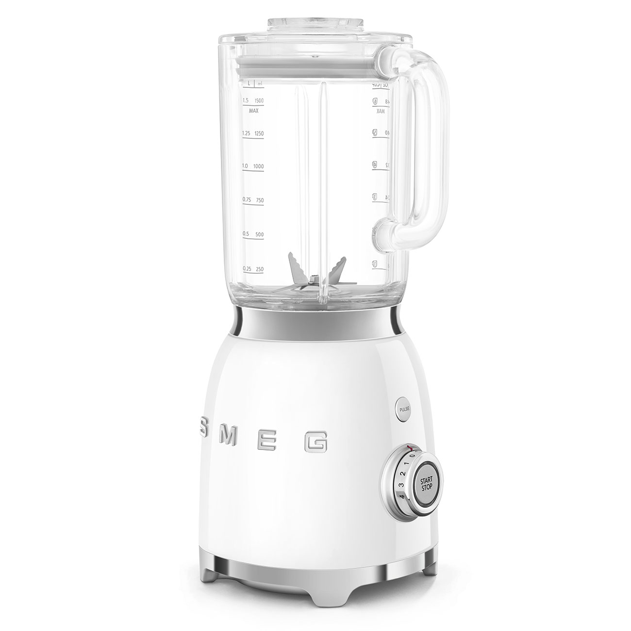 SMEG BLF03WHEU – בלנדר רטרו 800W עם קנקן Tritan בנפח 1.5 ל' סמג בצבע לבן – תמונה 4